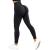 SUUKSESS Women Scrunch Butt Lifting Seamless Leggings Booty High Waisted Workout Yoga Pants Medium Upgrade Black