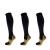 3 Pirs Copper Compression Socks for Men & Women (20-30 mmHg) Best Graduated Athletic Fit for Running Nurses Flight Travel & Maternity Pregnancy - Boost Stamina Circulation & Recovery L/XL
