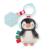 Itzy Ritzy Itzy Pal Infant Toy & Teether  Includes Lovey  Crinkle Sound  Textured Ribbons & Silicone Teether  North The Penguin