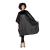 Betty Dain Alligator Hide Bleach-proof Multi Purpose Coloring/Styling Cape, Textured Surface, Secure Snap Closure at Neck, Generous Size, Machine Washable, Lightweight Polyester, Black, 45 x 60