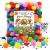 Caydo  400 pcs  - 300 Pieces 1 Inch Assorted Pompoms with 100pieces Wiggle Eyes Multicolor Arts and Crafts Pom Poms Balls for Kids DIY Art Creative Crafts Decorations Multi-colored 1inch