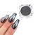MEILINDS Nail Art Chrome Black Mirror Powder Shiny Ultra Thin Dazzling Pigment Dust Nail Glitter Metal Decor 1g/Bottle