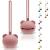 Caja Schnullerbox silicone |Pacifier storage |Panda Design |BPA-free |Safe storage for pacifiers |High quality baby accessories for toddlers & babies (deep pink)