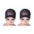 Black mesh dome cap hair network for wigs with a wide rubber band Wig Cap for Making WiGs 2 pieces/lot (m) m (2 pieces) black power cap