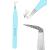Ms.Queen Volume Tweezers For Eyelash Extensions, Fiber Tip Grip Lash Tweezers L-Shape Boot Mega Volume Mink Lashes Tweezers, Blue