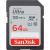 SanDisk 64GB Ultra SDXC UHS-I Memory Card - 120MB/s, C10, U1, Full HD, SD Card - SDSDUN4-064G-GN6IN Memory Card Only 64GB
