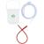 Coffee Enema Kit for Colon Cleansing - Complete Enema Accessories - Recommended by Gerson Home Enema Kit - Colon Detox Organic Coffee Enema - Enema Bucket Kit with Red Tube - Colon Cleanser