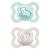 MAM Air Silicon Schnuller in the 2 Set extra light and airy shield design tooth-friendly baby pacifier made of special MAM Skinsoft silicone with pacifier box 0-6 months bear / elephant bear / elephant 0-6 / silicone / day