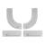 Fizik Performance Road Handlebar Gel Pads Grey/Clear