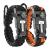 Paracord bracelet (2 -Set) - Survival bracelets with compass pipe flint and fire blade - ideal for outdoor survival and emergencies
