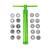 Stainless Steel Clay Extruder Sugar Paste Extruder Cake Fondant Decorating Tool Set Ceramics & Pottery Clay Extruders Mixers & Presses (Green)