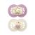 Mam Original Night Luminous pacifiers in a set of 2 silicone with pacifier case 6-16 months various models 1 piece pink 2 units