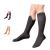 Ziperior Closed Toe 15-20 mmHg Compression Grade Calf Inside Leg Zipper Socks (Black  3X-Large) 3X-Large Black