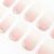 DANNI & TONI 28 Stickers Semi Cured Nail Wraps Soft Self-Adhesive Gel Nail Stickers(in The Mood for Love) Translucent Gradient of Light Pink