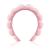 Ycfish Puffy Makeup Headband Spa Headbands for Women Sponge & Terry Towel Cloth Fabric Cute Skincare Headband for Face Washing Makeup Removal Shower Facial Mask (Pink)