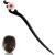 Women Girl's Hair Stick Wooden Handmade Hair Accessories Chinese Retro Hairpins Flower Decor Model B