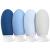 OPRET 100ML silicone travel bottles set 4 pieces of leak-proof portable portable travel container for shampoo cream rinse bpa-free and TSA-tested blue series