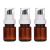 Topbathy 3Pcs 60ml empty pumping pums essential oil perfume essence donor liquid lotion bottle make-up cosmetic stroage bottles