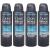 Dove Men + Care Dry Spray Antiperspirant, Clean Comfort 3.8 oz (Pack of 4) 3.8 Ounce (Pack of 4)