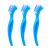 Set 3 prosthesis brush |Denture brush with double head precision tip |Cleaning brush for dentures dentures teeth retainer aligner tooth rail