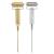 Facial Roller Massager - Acupuncture Points Probe Spring Needle Massage Roller for Face Ear (Color : Silver)