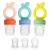 PandaEar 3 Pack Silicone Baby Fruit Food Feeder Pacifier with 3 Sizes Silicone Pouches BPA Free Mesh Feeder for Infants