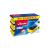 Vileda Glitzi Plus scouring pad dishwashing sponge for the kitchen sponge with antibacterial effect highly absorbent 9 pieces (1 pack)