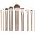 Real Techniques Au Naturale Makeup Brush Kit  For Foundation  Powders  and Concealers  Premium Quality Face Brushes  9 Piece Set