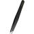Rubi's tweezers black - weird fine and pointed - plucking tweezes for eyebrows - sloping tips for hair removal - professional tweezers black silver