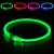 BSEEN LED Dog Collar, USB Rechargeable, Glowing Pet Dog Collar for Night Safety, Fashion Light up Collar for Small Medium Large dogs Green