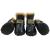 WINSOON Dog Australia Boots Pet Antiskid Shoes Winter Warm Skidproof Sneakers Paw Protectors 4-pcs Set Black Size 7