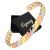 Cigmag Lymphatic Drainage Copper Magnetic Bracelet for Women 99% Solid Pure Copper Ultra Strength Magnet Adjustable Brazaletes Cuff Bangle with Gift Box (Tricolor Pattern) 1-Tricolor