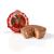 Vine rose walzer tartlets chocolate pate the finest nougat with freshly roasted hazelnuts in crispy waffle tarts covered with delicate alpine milk chocolate 30g (1 piece) rose waltz tarts 1 piece