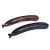 Parcelona French Small 3    Celluloid Set of 2 French Banana Hair Clip Flexible Ponytail Holder Fashion Durable Styling Paris Hair Accessories for Women  Made in France (Tortoise Shell-Black)