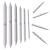 Blending Stumps and Tortillions Set with 2 Pieces Sandpaper Pencil Sharpener, 1 Eraser Sketch,for Student Sketch Drawing kit (6 pcs +4)