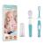 Baby Toothbrush Set (3-24 Months) - BPA-Free Baby Finger Toothbrush, Training Toothbrush & Toddler Toothbrush - Designed in Canada - Complete Baby’s First Toothbrush Kit (Teal) - Cherish Baby Care Teal Babies