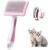 Vinabo Self-cleaning Pet Brush Brush for Long and Short Hair For Dogs Cats Effectively Eliminate Tomentosis Undercoat Tangles Pink