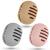 Fauxomor make-up sponge holder-3 pieces breathable silicone Beauty blender travel bag for all sizes of make-up sponge fracture-safe portable cosmetics tool khaki+pink+gray 1 piece (3 Pack) C-khaki+pink+gray
