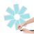 Hair Extension Tape Tabs 96pcs Pre-cut Double Sided Adhesive Tapes in Hair Extensions Beauty Tool for Human Hair Weft Replacement - Waterproof Wig Tape Toupee Tape (4 x 0.8 cm Blue)