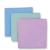 Norwex Suede Mke-up Remover Face Cloth Set) blue purple and green (Pack of 3)