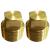 1/2" NPT Solid Brass Drain Plugs commonly Used in Boat Hulls, 2 Pack Solid Brass Boat Hull Spare Garboard Drain Plug for Bayliner Four Winns Glastron Larson Sea Ray Starcraft and Many Other Models