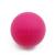 Massage ball 6cm diameter -as a lacrosse ball and fascia ball for self-massage and for trigger point therapy (precise treatment of tension) 4. Color (pink)