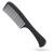 Large Tooth Detangling Comb Professional Handle Carbon Fiber Comb Cutting Hairdressing Comb Styling Essentials Round Tooth Comb Barber Tooth Comb Travel Hair Comb for Men Women Large (Pack of 1)