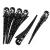 Single Spring Hollow Out Hair Clips Alligator Barrette Beak Duckbill Women  Unisex  6 Pcs Black by Uptell
