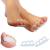 Kit for the treatment of hammer toe toe spreader made of soft gel material - rails that help pain relief in hammer tooth - 4 pieces of spreading set