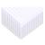Bekith 100 Pack 5.5ml Clear Empty Lip Balm Tubes with White Caps