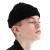 UNDERCONTROL Winter Fisherman Beanie Free Size Men Women - Unisex Stylish Plain Skull Hat Watch Cap Black