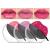 DAGEDA 3 Colors Lazy Lipstick  Pearl Lipstick Magic Color Changing Lipstick  Labiales Magicos Long Lasting Waterproof Moisturizing Lipstick  Non-Stick Cup Not Fade Lip Shape Lipstick for Lazy People(Color D)