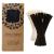 Ziffs Home 120 Black Fibre Reed Diffuser Sticks - 20cm x 4mm - Thick Diffuser Reeds Sticks - Diffuser Sticks for Diffuser Oils Fragrance Refill - Fibre Reeds for Diffusers