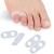feifanshop 4 silicone toe separators small toe for hallux valgus hammer toe foot pain